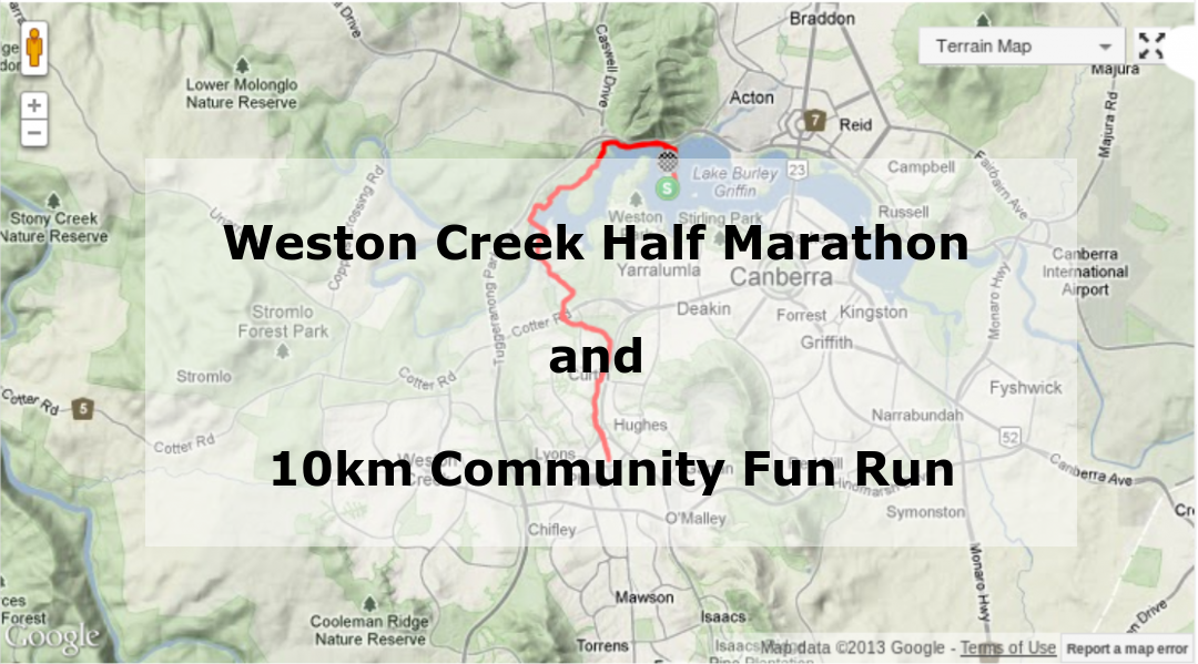 Weston Creek Half Marathon